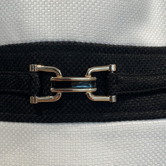 TAHARI ARTHUR S. LEVINE 👗Black & white cocktail dress  Size 12 in 💕condition - Picture 6 of 12